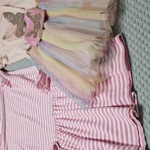 btween Pink Tutu Skirt Multi-Layered Dreamy